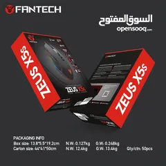  5 FANTECH X5s ZEUS GAMING MOUSE ماوس فانتيك جديد مكفول