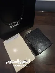  3 حاملة البطاقات من مون بلان (Mont Blanc) أصلية وجديدة - عملية وشبابية - very elegant