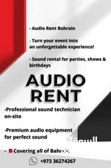  2 Professional Audio for Rent. Weddings,  Parties...