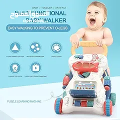  2 مشاية اطفال موسيقية متعددة الوظائف