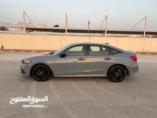  5 هوندا سيفك سبورت  ماشيه 7000Km  وايرباقات الوكاله