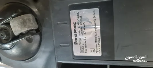  4 مكنسة بانوسونيك  (( Panasonic))  1800 واط ، بحالة الجديد ،