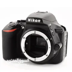  3 كاميرا نيكون دي 5600 بالكرتونة مع حقيبة وحامل تصوير / Nikon D5600 camera with box ,bag , tripod