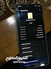  3 موبايل سامسونغ A33 5G بحالة ممتازه