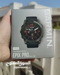  1 Garmin Epix Pro Gen 2 Sapphire 51 mm smartwatch ساعة جرمن الذكية ايبكس 2 برو سولر سفاير 51 مم