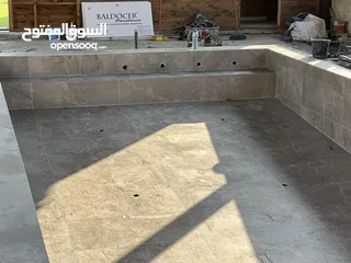  6 تجيهز برك سباحه من الصفر