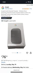  15 Google Nest Audio – مكبر صوت ذكي بجودة عالية (جديد وأصلي 100%) وجميع اجهزة google الاصلية الجديدة