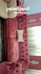  6 طقم غرفة ضيوف سومو لون مميز  7 مقاعد بحالة الجديد البيع لعدم الاستعمال  بسعر مغري جدا جدا جدا