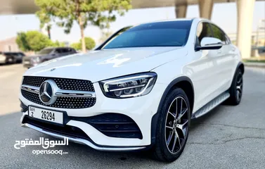  2 2021 GLC 200 Coupe - GCC - No Accident - Low Mileage