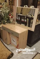  5 مكتب+مراية حجم وسط (جداد غير مستخدم)