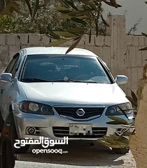  3 نيسان صني ياباني 2001 محدثة 2012  فل اوتوماتيك عدا الفتحة لون سلفر