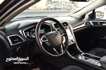  8 فورد فيوجن هايبرد بحالة ممتازة Ford Fusion Hybrid SE 2017