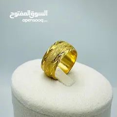  5 stainless gold-plated ring size (6/7/8)