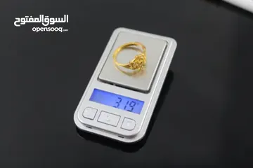  9 ميزان محمول صغير ميزان غرامات الكتروني وزن ذهب فضه خرز و بهارات و الطعام دقيق حساس مع حافظه و كفر