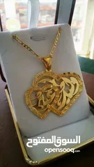  2 تفصيل  سنسال مطلي دهب او فضه ،اسم / اسمين