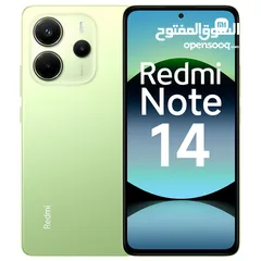  2 Redmi Note 14 الاصدار الاحدث من شاومي ريدمي نوت كفالة وكيل رسمي bci note14