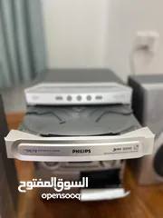  7 ستيريو و DVD سماعتين منفصلين تشغيل كاستين و سي دي