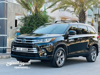  6 تويوتا هايلاندر هايبرد 2017   محرك 3500 cc  صنف ليمتد  6 مقاعد  اعلى صنف