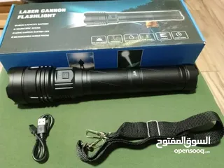  1 كشاف حديد احترافي 17X زوووم – الحجم الكبير والإضاءة الخارقة إضاءة LED سوبر قوية تكشفلك أبعد نقطة .