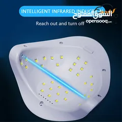  6 80W LED Nail Lamp مجفف اظافر احترافي