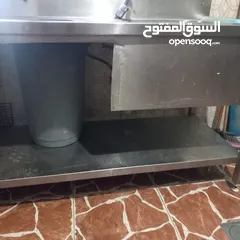  4 مجلى ستيلس ثقيل وطبي  طاولة ستيلس