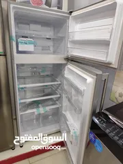  9 عرض نااار  على ثلاجه شارب سلفر 450 لتر سلفر واسود وستيل