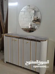  12 خزائن احذيه طاولات وسط خشب ودهان طاولات احذيه قياس 140عرض ارتفاع 90 غمق 40 جميع الوان والمقاسات حسب