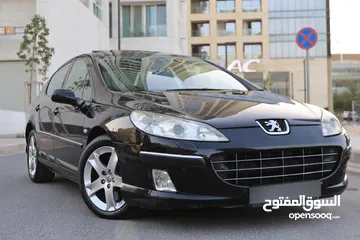  1 بيجو 407 موديل 2009 فل اوبشن اعلى مواصفات  3000 CC فحص كامل  7 جيد بدون ملاحظات قاطعه مسافه 112 الف