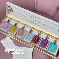  5 بكج مسك ابراهيم القرشي الفاخر الاصلي  7 روائح مختلفة ساحرة تجمع بين الفخامة والانتعاش