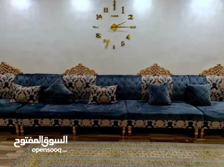  2 زين مكتبك بأحلى اثاث ساعات حائط 3d الحجم الكبير