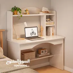  4 مكتب ورف كتب 2 في 1