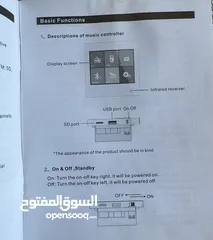  15 مكبر صوت واي فاي ذكي مع شاشه بنظام اندرويد  تعمل باللمس راديو بلوتوث لون ابيض