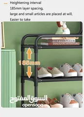  4 رف الأحذية متعدد الطبقات حافظ  على مدخل منزلك نظيفًا ومرتبًا .