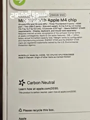  2 Mac mini M4 chip 16GB 256GB