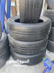  4 طقم كوشوك 225،55،19 (eve)  الماركة هانكوك  تاريخ الانتاج 2023