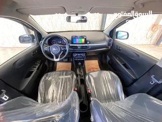  20 كيا بيكانتو 2020  استخدام شخصي لم تعمل سياحي او تطبيقات نهائي ماتور 12500ccفحص كامل لون اسود