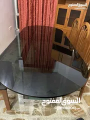  5 طاولة طعام كبيرة بيضوي