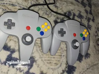  2 ايادي نينتيندو 64 اصليات  وكالة