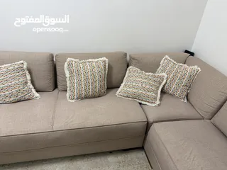  3 Used L Shape Sofa for sell in Barka