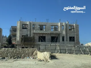  14 شقة في مرج  الحمام قرب دوار المرديني طابق أخير مع روف دوبليكس 135م وترس 80م