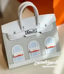  5 HERMES BIRKIN, new lady bag. pure leather