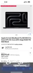  1 MacBook Pro 16 inch m3 14 core
