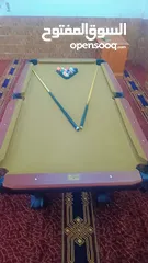  1 طاولة بلياردوا استعمال بسيط في حالة الوكالة..7.5 قدم....