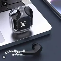  7 سماعات بلوتوث لاسلكية بشاشة عرض – تصميم أنيق وشحن ذكي