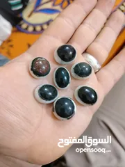  4 خواتم  جزع