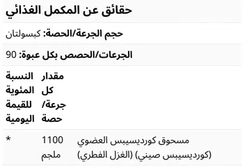  3 فطر الكورديسبس العضوي (فيجرا جبال الهمالايا)  لتعزيز وتنشيط صحة القلب والاوعية الدموية.