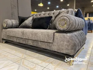  6 طقم كنب موديل "مونبيه" – كلاسيك تركي فاخر من أفخم وأرقى الموديلات التركية