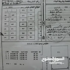  1 ارض للبيع مخطط الحي الراقي