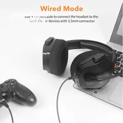  2 NUBWO G06 Wireless Gaming Headset سماعات وايرليس تعمل على كل الأجهزة وايرليس