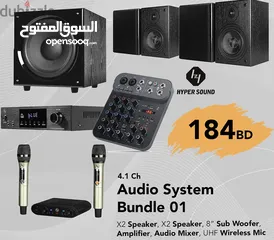  1 AFFORDABLE AUDIO SYSTEM PACKAGE!